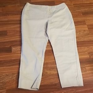 Tan Chico's Ankle Pants Sz.14